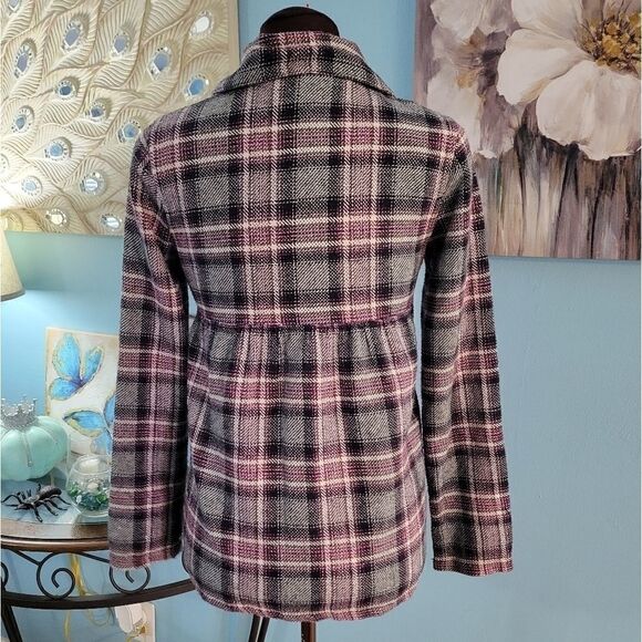 Plaid Roxy Coat   - Picture 6 of 8